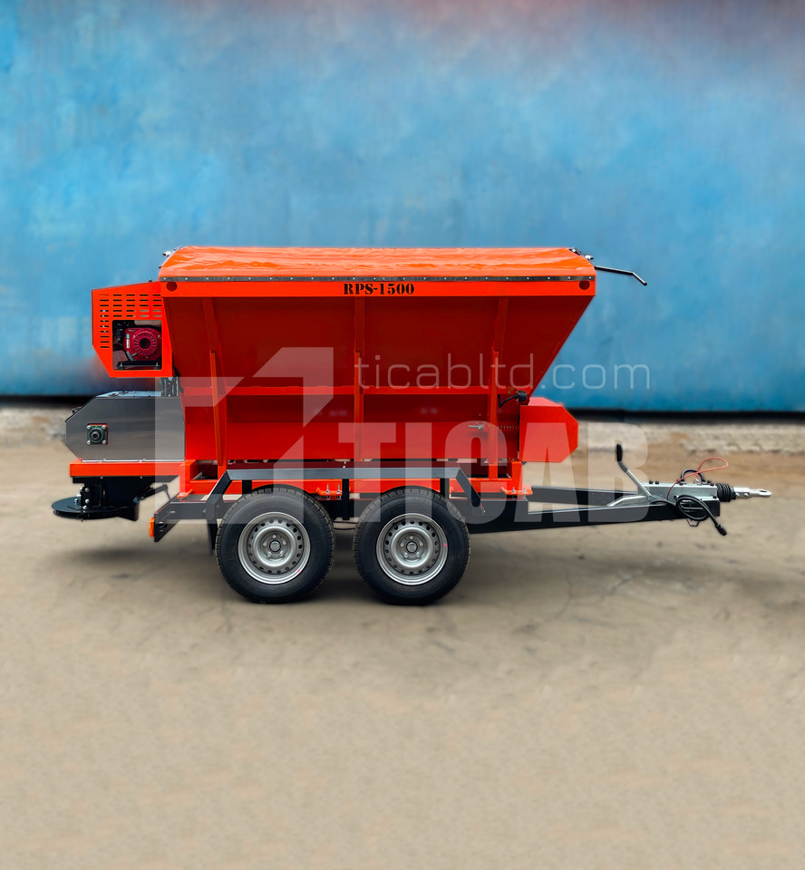 TICAB New Salt and Sand Spreader, Hopper spreader,Manufacturer, 1,5m³ - Semirremolque de cinta: foto 3 TICAB New Salt and Sand Spreader, Hopper spreader,Manufacturer, 1,5m³ - Semirremolque de cinta: foto 3