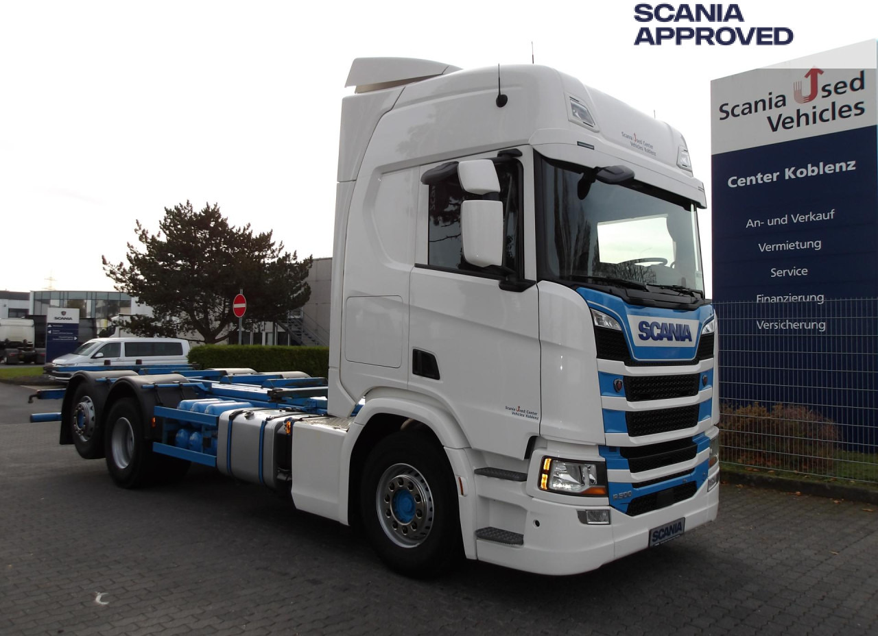 SCANIA R 500 - 6x2*4 - BDF 715-745 - 2x TANKs - SCR ONLY - Camión portacontenedore/ Intercambiable: foto 1 SCANIA R 500 - 6x2*4 - BDF 715-745 - 2x TANKs - SCR ONLY - Camión portacontenedore/ Intercambiable: foto 1