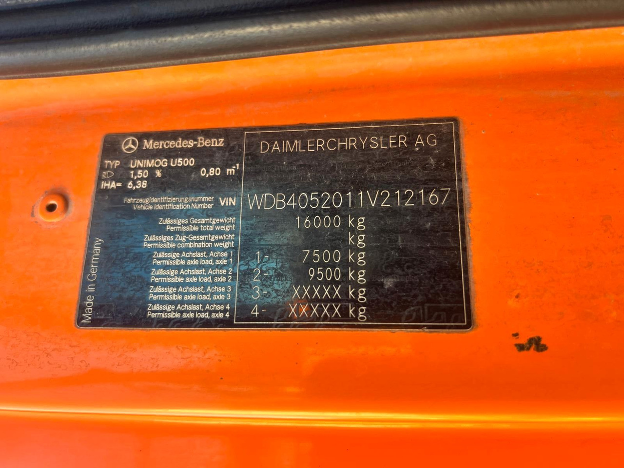 Camión Unimog U500 4x4, Boeschungsmaehwerk Mulag: foto 10 Camión Unimog U500 4x4, Boeschungsmaehwerk Mulag: foto 10