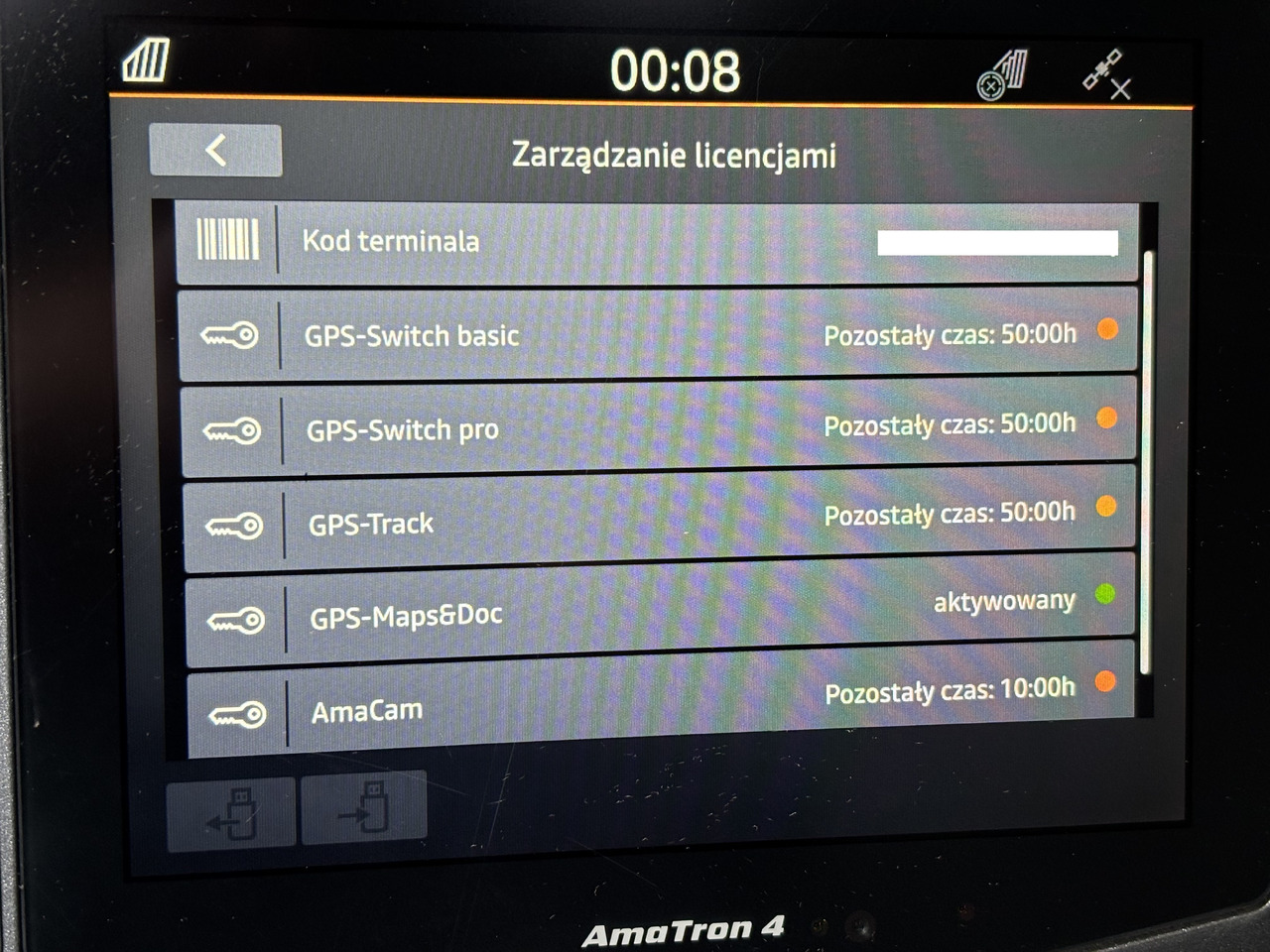 Amazone AmaTron 4 Ama Tron Terminal Sterujący Isobus Licencja - Unidad de control para Maquinaria agrícola: foto 1 Amazone AmaTron 4 Ama Tron Terminal Sterujący Isobus Licencja - Unidad de control para Maquinaria agrícola: foto 1