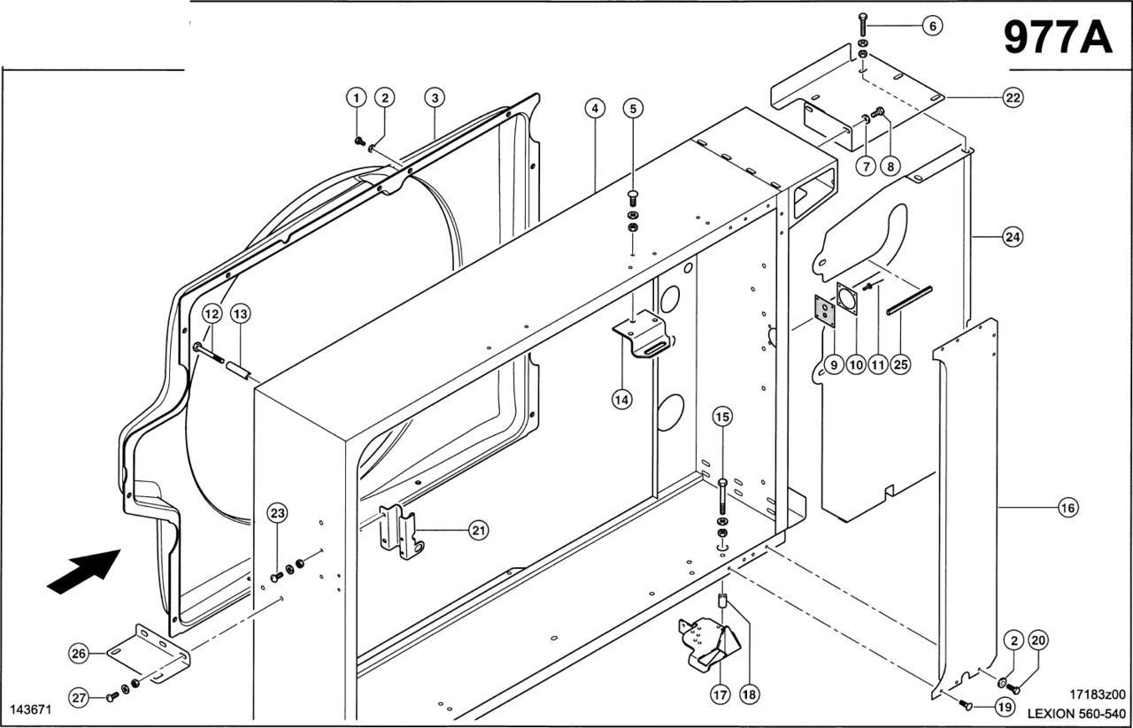Claas Lexion 560 SZYB POWIETRZA 0007969921 (Szyb powietrza; cat c13) - Sistema de admisión de aire para Cosechadora de granos: foto 1 Claas Lexion 560 SZYB POWIETRZA 0007969921 (Szyb powietrza; cat c13) - Sistema de admisión de aire para Cosechadora de granos: foto 1