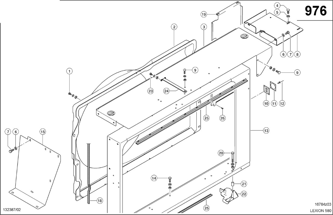 Claas Lexion 580 SZYB POWIETRZA 0007435371 (Szyb powietrza) - Sistema de admisión de aire para Cosechadora de granos: foto 1 Claas Lexion 580 SZYB POWIETRZA 0007435371 (Szyb powietrza) - Sistema de admisión de aire para Cosechadora de granos: foto 1
