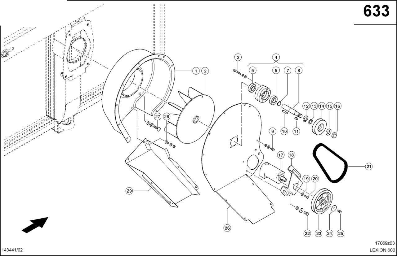 Claas Lexion 600 FILTR POWIETRZA 0006576932 (Napęd kosza chłodnicy-dmuchawy odsysającej) - Filtro de aire para Maquinaria agrícola: foto 1 Claas Lexion 600 FILTR POWIETRZA 0006576932 (Napęd kosza chłodnicy-dmuchawy odsysającej) - Filtro de aire para Maquinaria agrícola: foto 1