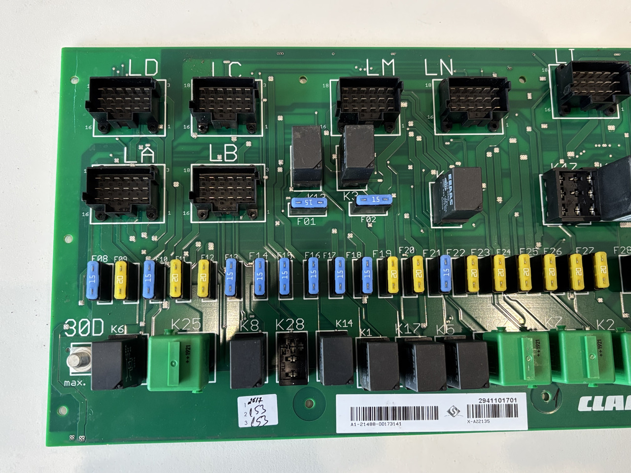 Claas Lexion 620 630 640 670 740 760 780 Centrala Elektryczna 0000173141 00 0017 314 1 NOWA - Unidad de control para Maquinaria agrícola: foto 3 Claas Lexion 620 630 640 670 740 760 780 Centrala Elektryczna 0000173141 00 0017 314 1 NOWA - Unidad de control para Maquinaria agrícola: foto 3