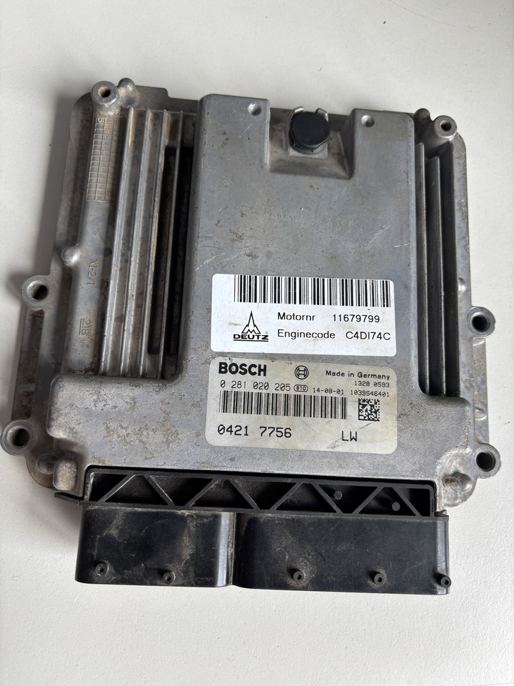 Deutz TCD - moduł sterownik ECU 0281020205 04217756 - Unidad de control para Maquinaria agrícola: foto 1 Deutz TCD - moduł sterownik ECU 0281020205 04217756 - Unidad de control para Maquinaria agrícola: foto 1