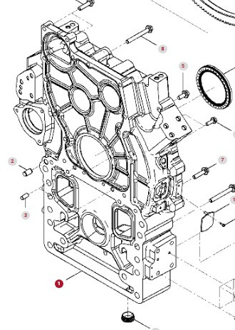 Fendt 936 Gen 7 Silnik D1556LE523 Osłona Obudowa Koła Zamachowego H218PF150075A - Volante de inercia para Tractor: foto 1 Fendt 936 Gen 7 Silnik D1556LE523 Osłona Obudowa Koła Zamachowego H218PF150075A - Volante de inercia para Tractor: foto 1