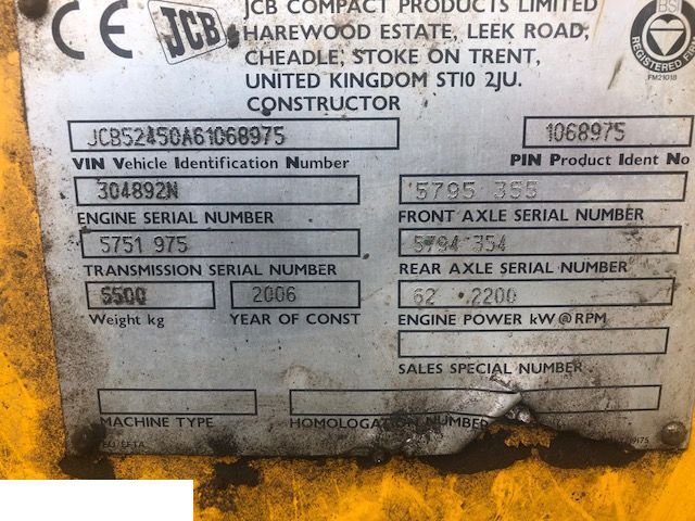 JCB 520-50 - Siłownik Wychyłu - Cilindro hidráulico para Maquinaria agrícola: foto 2 JCB 520-50 - Siłownik Wychyłu - Cilindro hidráulico para Maquinaria agrícola: foto 2