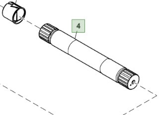 John Deere 6195R Wał Wahliwy Tylnego Zaczepu L168104 - Carrocería y exterior para Maquinaria agrícola: foto 1 John Deere 6195R Wał Wahliwy Tylnego Zaczepu L168104 - Carrocería y exterior para Maquinaria agrícola: foto 1