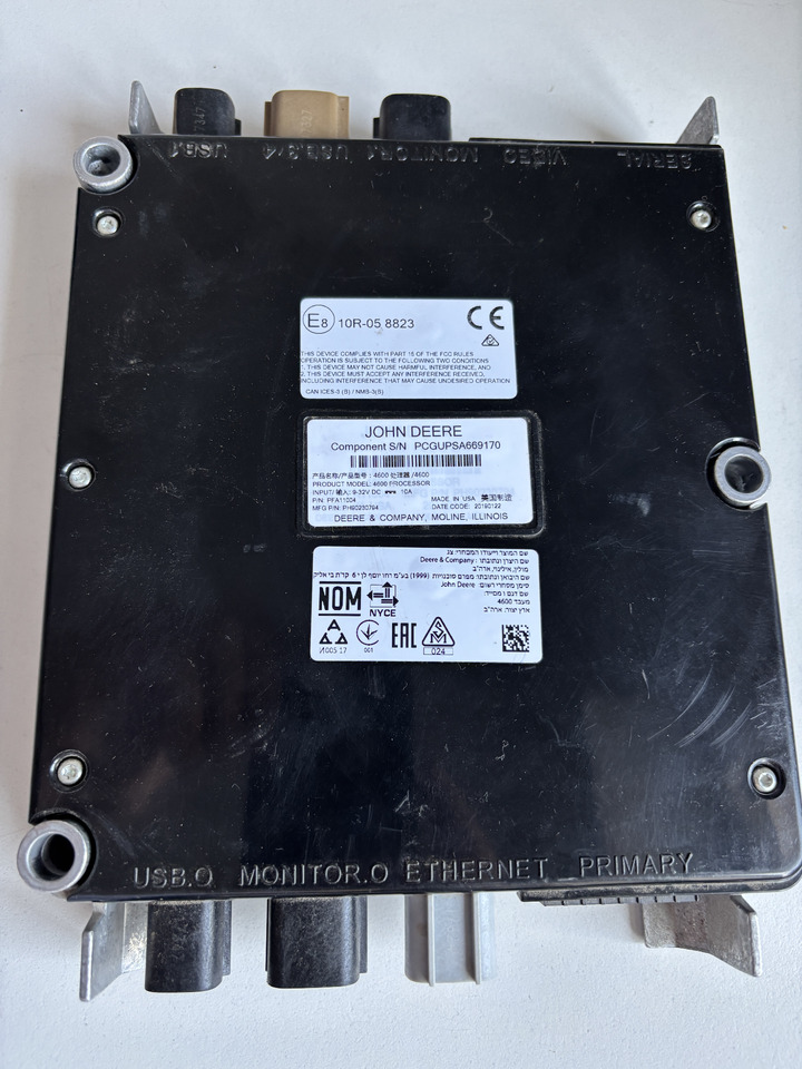 John Deere - sterownik moduł ECU PFA11004 - Unidad de control para Maquinaria agrícola: foto 1 John Deere - sterownik moduł ECU PFA11004 - Unidad de control para Maquinaria agrícola: foto 1