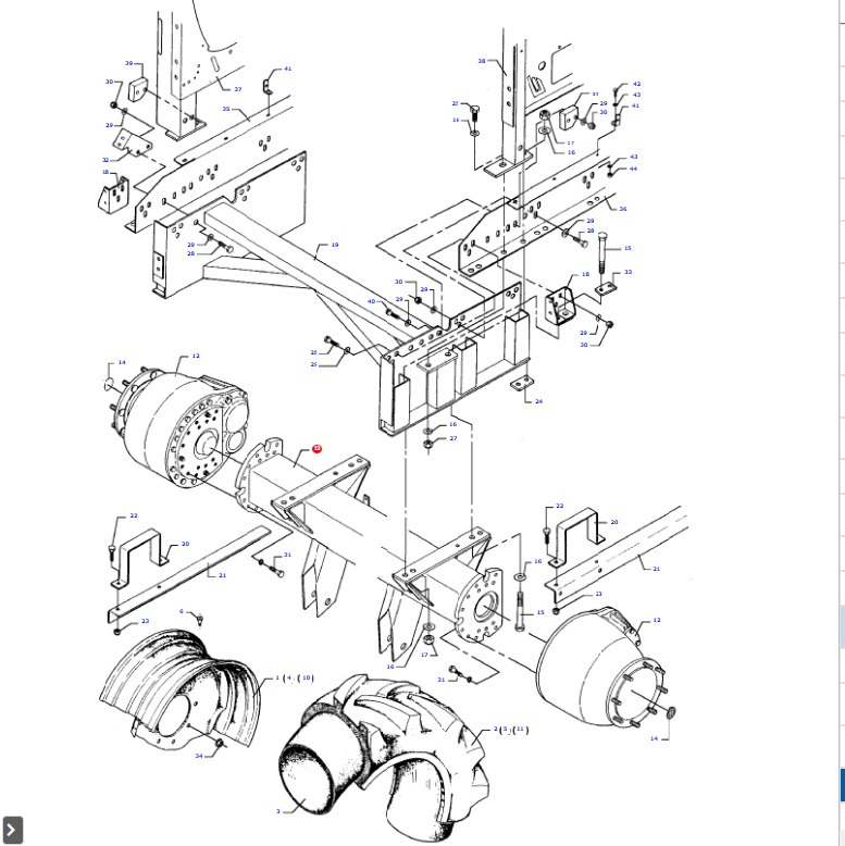Massey Fergusson MF 30 - oś przednia most D28182141 - Eje delantero para Maquinaria agrícola: foto 1 Massey Fergusson MF 30 - oś przednia most D28182141 - Eje delantero para Maquinaria agrícola: foto 1