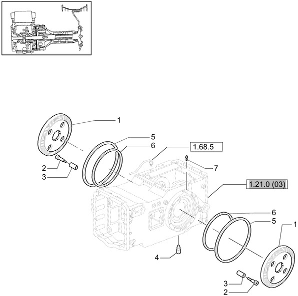 New Holland T6010 T6070 Tarcza hamulcowa 5191495 - Discos de freno para Maquinaria agrícola: foto 1 New Holland T6010 T6070 Tarcza hamulcowa 5191495 - Discos de freno para Maquinaria agrícola: foto 1