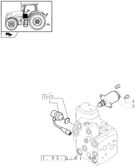New Holland T6010 T6090 T6070 Czujnik 47128860 - Sensor para Maquinaria agrícola: foto 1 New Holland T6010 T6090 T6070 Czujnik 47128860 - Sensor para Maquinaria agrícola: foto 1