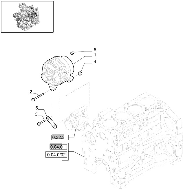 New Holland T6010 T6090 T6070 Regenerowany alterna 12v, 120a, w/ pulley 84141452R - Alternador para Tractor: foto 1 New Holland T6010 T6090 T6070 Regenerowany alterna 12v, 120a, w/ pulley 84141452R - Alternador para Tractor: foto 1