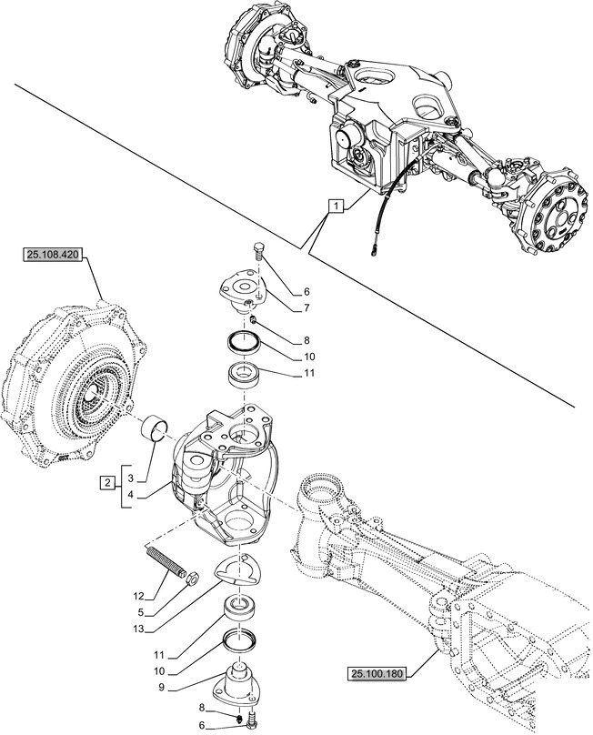New Holland T6070 Zwrotnica 84188871 - Mangueta para Maquinaria agrícola: foto 1 New Holland T6070 Zwrotnica 84188871 - Mangueta para Maquinaria agrícola: foto 1