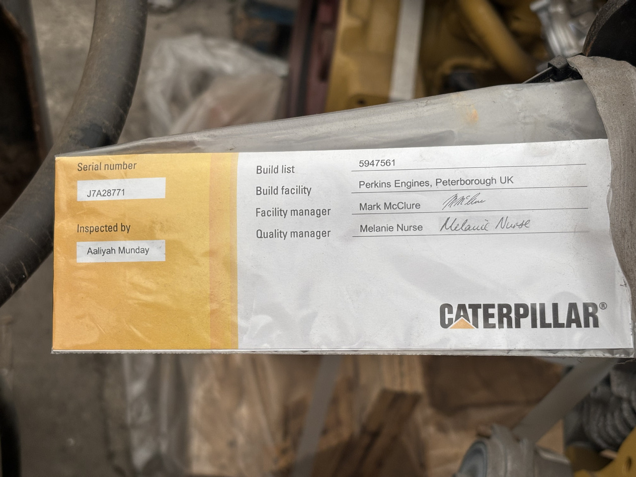 CAT Caterpillar Silnik C7.1 7.01 594-7561 5947561 6712/2200 151.0kW NOWY - Piezas de recambio para Maquinaria agrícola: foto 1 CAT Caterpillar Silnik C7.1 7.01 594-7561 5947561 6712/2200 151.0kW NOWY - Piezas de recambio para Maquinaria agrícola: foto 1
