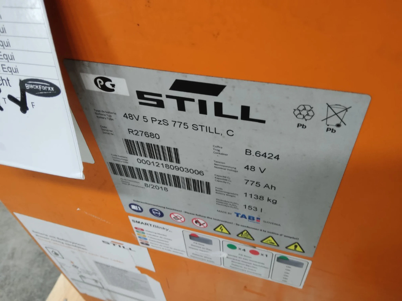 TAB 48V 775Ah - Acumulador para Equipo de manutención: foto 2 TAB 48V 775Ah - Acumulador para Equipo de manutención: foto 2