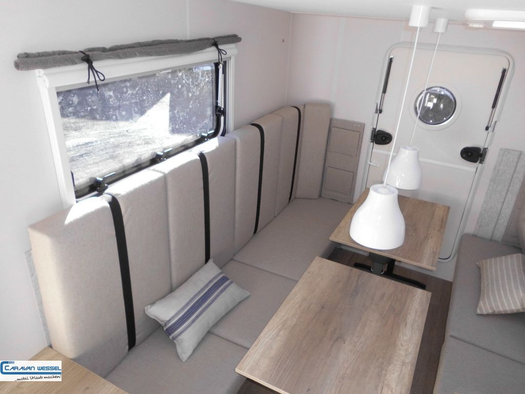 Caravana nuevo Hobby Beachy 420 2023 Alufelgen, Staukasten: foto 11
