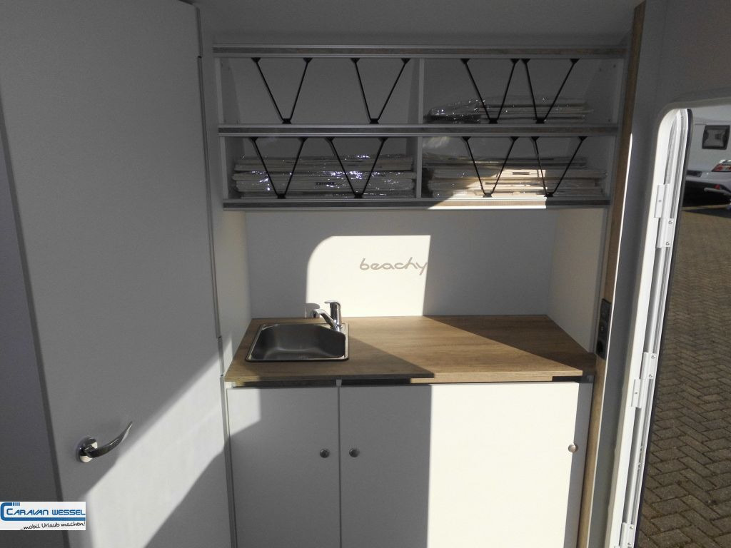 Caravana nuevo Hobby Beachy 420 2023 Alufelgen, Staukasten: foto 8