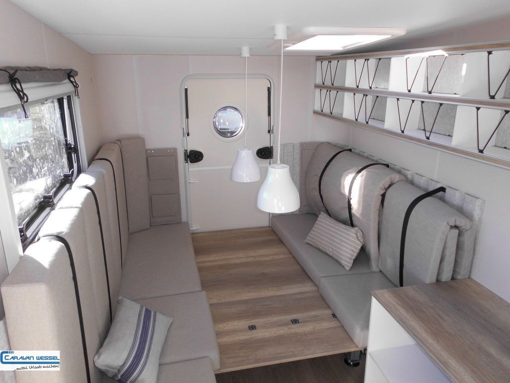 Caravana nuevo Hobby Beachy 420 2023 Alufelgen, Staukasten: foto 7