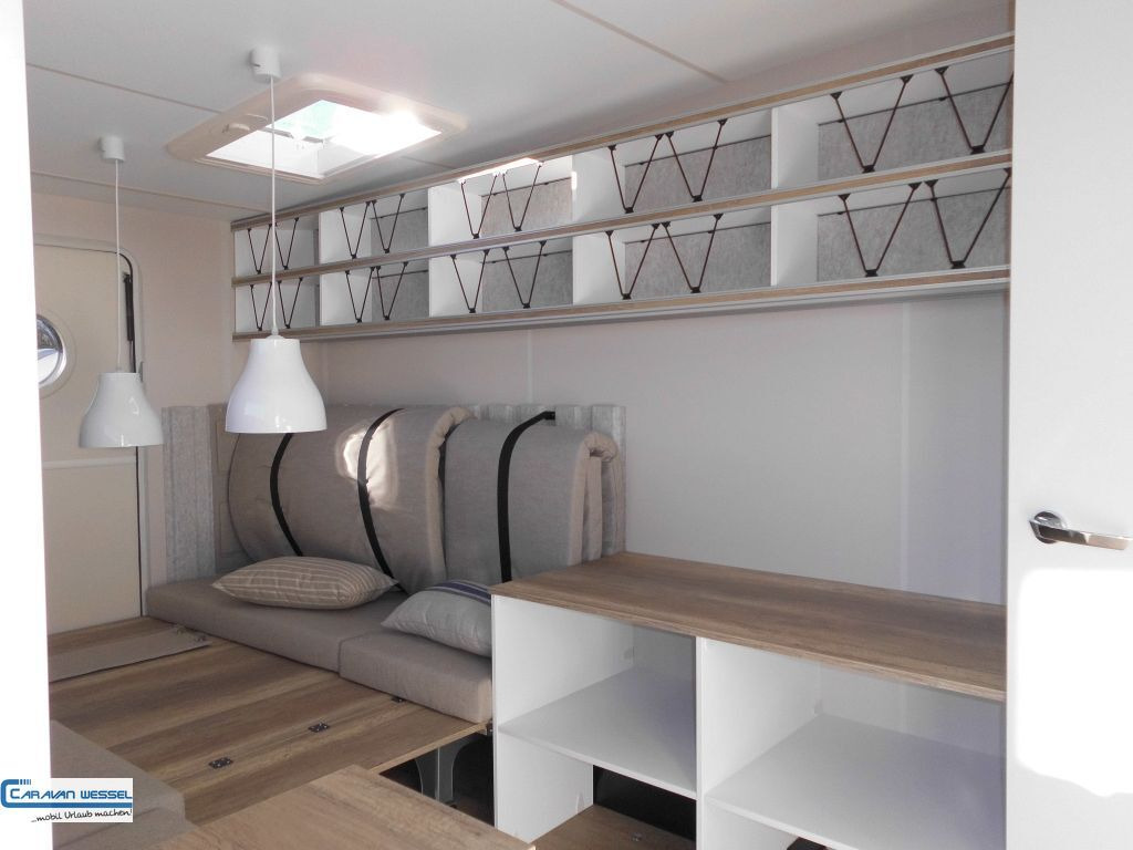 Caravana nuevo Hobby Beachy 420 2023 Alufelgen, Staukasten: foto 6
