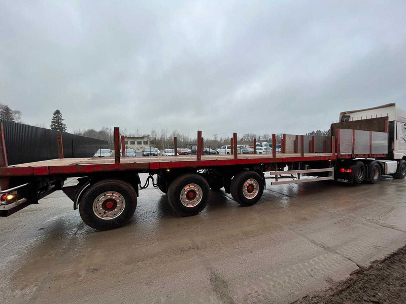 Doll 93 H STEERED AXLES / PLATFORM L=13463 / EXTENDABLE - Semirremolque plataforma/ Caja abierta: foto 3 Doll 93 H STEERED AXLES / PLATFORM L=13463 / EXTENDABLE - Semirremolque plataforma/ Caja abierta: foto 3