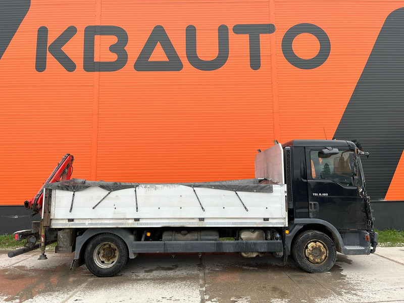 MAN TGL 8.180 4x2 CAB DAMAGE ! / Fassi F28 / PLATFORM L=4366 mm - Camión caja abierta, Camión grúa: foto 5 MAN TGL 8.180 4x2 CAB DAMAGE ! / Fassi F28 / PLATFORM L=4366 mm - Camión caja abierta, Camión grúa: foto 5
