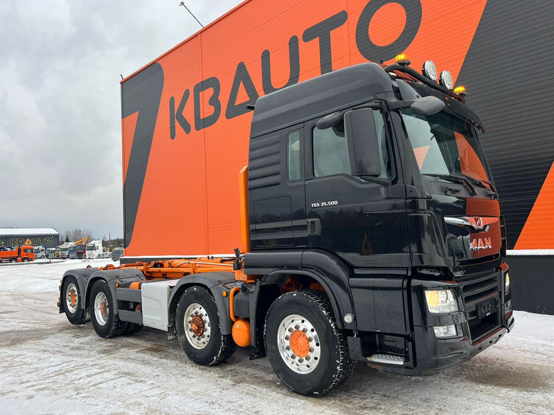 MAN TGS 35.500 8x4H*6 PALFINGER T 20 ton / L=5700 mm / HYDRODRIVE - Camión multibasculante: foto 4 MAN TGS 35.500 8x4H*6 PALFINGER T 20 ton / L=5700 mm / HYDRODRIVE - Camión multibasculante: foto 4