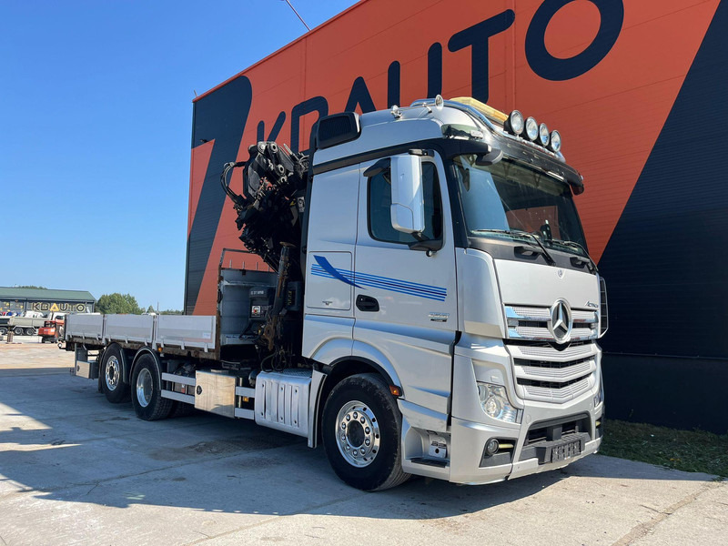 Mercedes-Benz Actros 2551 6x2 HIAB 377-6 HIPRO + JIB / Platform extendable L=6400 -- 7397mm - Camión caja abierta, Camión grúa: foto 4 Mercedes-Benz Actros 2551 6x2 HIAB 377-6 HIPRO + JIB / Platform extendable L=6400 -- 7397mm - Camión caja abierta, Camión grúa: foto 4