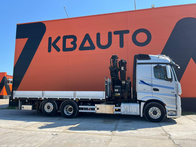 Mercedes-Benz Actros 2551 6x2 HIAB 377-6 HIPRO + JIB / Platform extendable L=6400 -- 7397mm - Camión caja abierta, Camión grúa: foto 5 Mercedes-Benz Actros 2551 6x2 HIAB 377-6 HIPRO + JIB / Platform extendable L=6400 -- 7397mm - Camión caja abierta, Camión grúa: foto 5