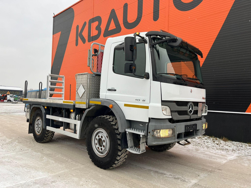 Mercedes-Benz Atego 1018 4x4 ONLY 18844 km ! / FULL STEEL / DRUM BRAKES / PLATFORM L=3500 mm - Camión caja abierta: foto 4 Mercedes-Benz Atego 1018 4x4 ONLY 18844 km ! / FULL STEEL / DRUM BRAKES / PLATFORM L=3500 mm - Camión caja abierta: foto 4