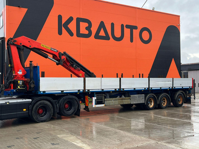 Nordic TRAILER S345 PALFINGER PK23002 / PLATFORM L=12324 mm - Semirremolque plataforma/ Caja abierta: foto 2 Nordic TRAILER S345 PALFINGER PK23002 / PLATFORM L=12324 mm - Semirremolque plataforma/ Caja abierta: foto 2