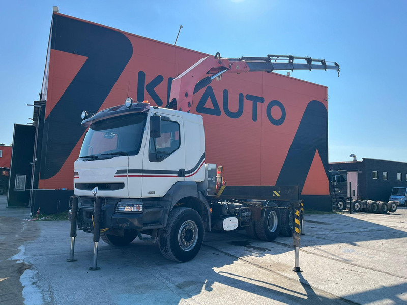 Renault 420 DCI 6x4 FULL STEEL / PK32080 - Camión caja abierta, Camión grúa: foto 1 Renault 420 DCI 6x4 FULL STEEL / PK32080 - Camión caja abierta, Camión grúa: foto 1