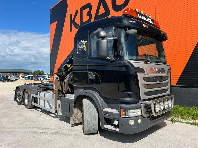 Scania G 440 6x2*4 PK22002 + JIB / PALFINGER 20 ton / L=5000 mm - Camión multibasculante, Camión grúa: foto 4 Scania G 440 6x2*4 PK22002 + JIB / PALFINGER 20 ton / L=5000 mm - Camión multibasculante, Camión grúa: foto 4