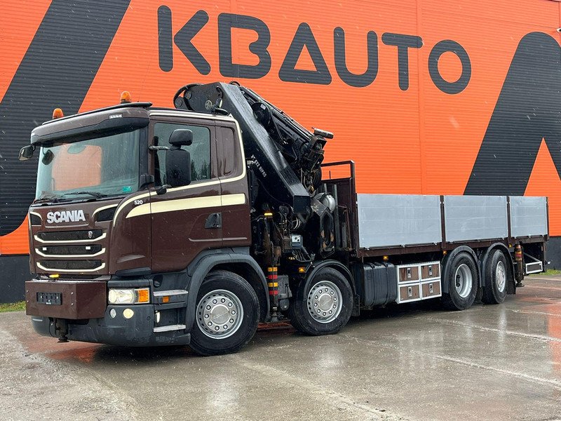 Scania G 450 8x2*6 HIAB 622E-8 + JIB / PLATFORM L=6715 mm - Camión caja abierta, Camión grúa: foto 2 Scania G 450 8x2*6 HIAB 622E-8 + JIB / PLATFORM L=6715 mm - Camión caja abierta, Camión grúa: foto 2
