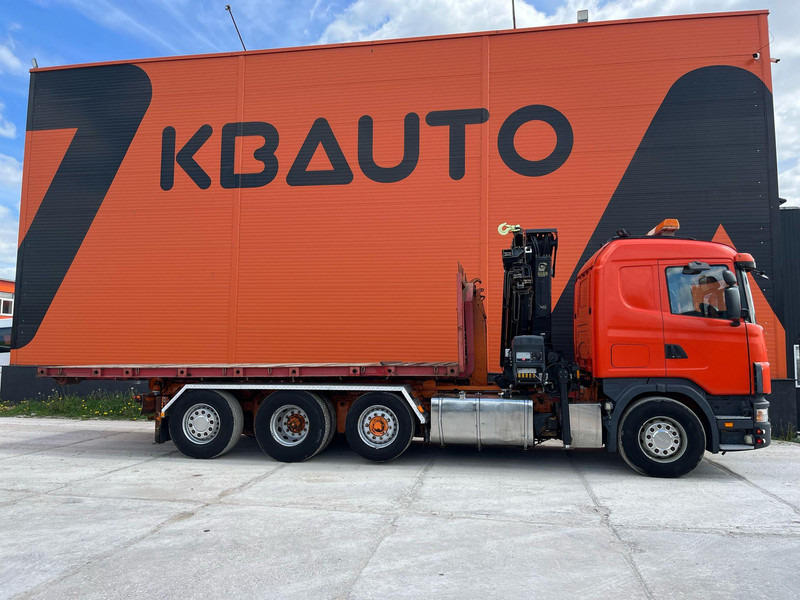 Scania R 144 8x2/4 HIAB 211EP-5 YEAR 2008 / HOOK LIFT L=5400 mm - Camión multibasculante, Camión grúa: foto 5 Scania R 144 8x2/4 HIAB 211EP-5 YEAR 2008 / HOOK LIFT L=5400 mm - Camión multibasculante, Camión grúa: foto 5