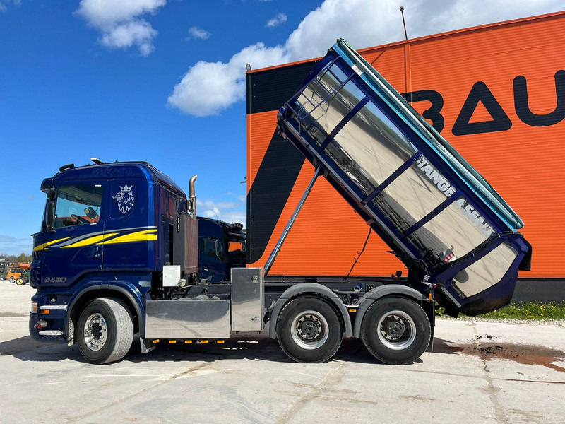 Camión volquete Scania R 480 6x4 RETARDER / FULL STEEL / BIG AXLES / BOX L=4635 mm: foto 9