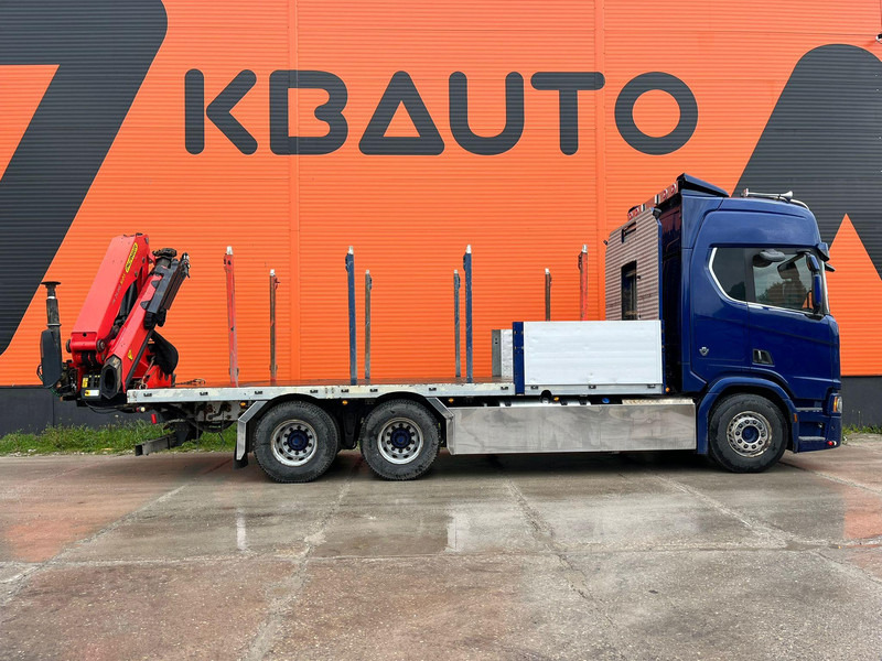 Scania R 650 6x4 PK24001 / PLATFORM L=6800 mm - Camión caja abierta, Camión grúa: foto 5 Scania R 650 6x4 PK24001 / PLATFORM L=6800 mm - Camión caja abierta, Camión grúa: foto 5