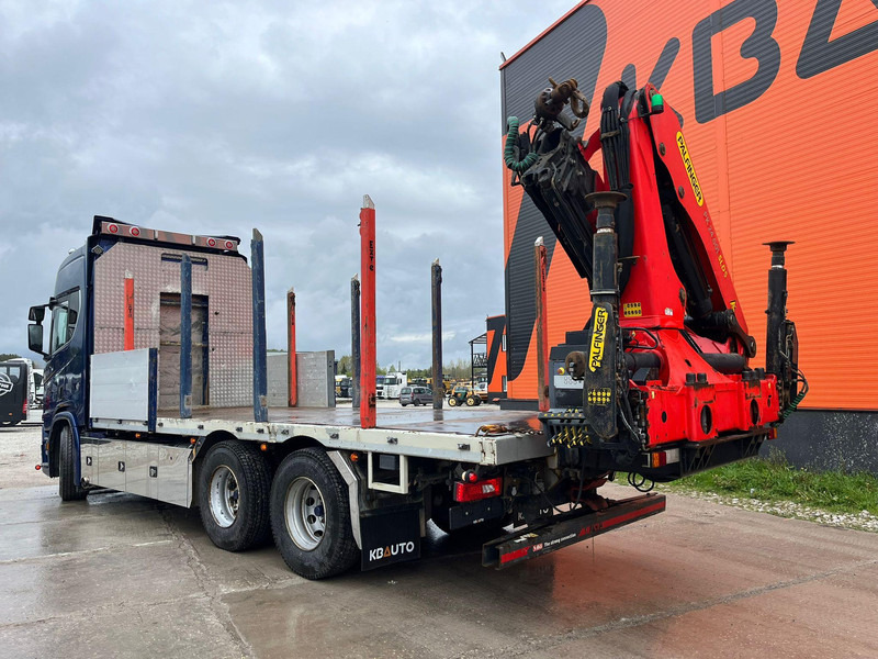 Camión caja abierta, Camión grúa Scania R 650 6x4 PK24001 / PLATFORM L=6800 mm: foto 8