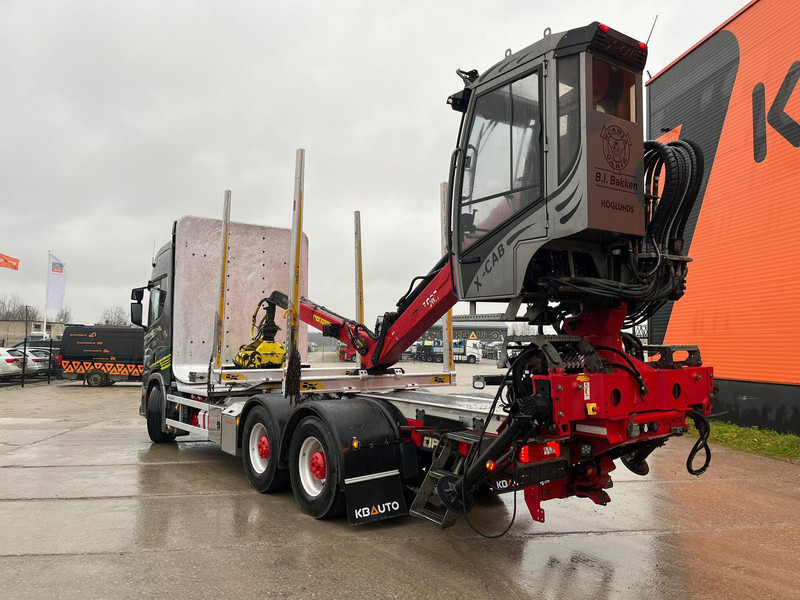 Camión forestal, Camión grúa para transporte de madera Scania R 650 6x4 RETARDER: foto 8