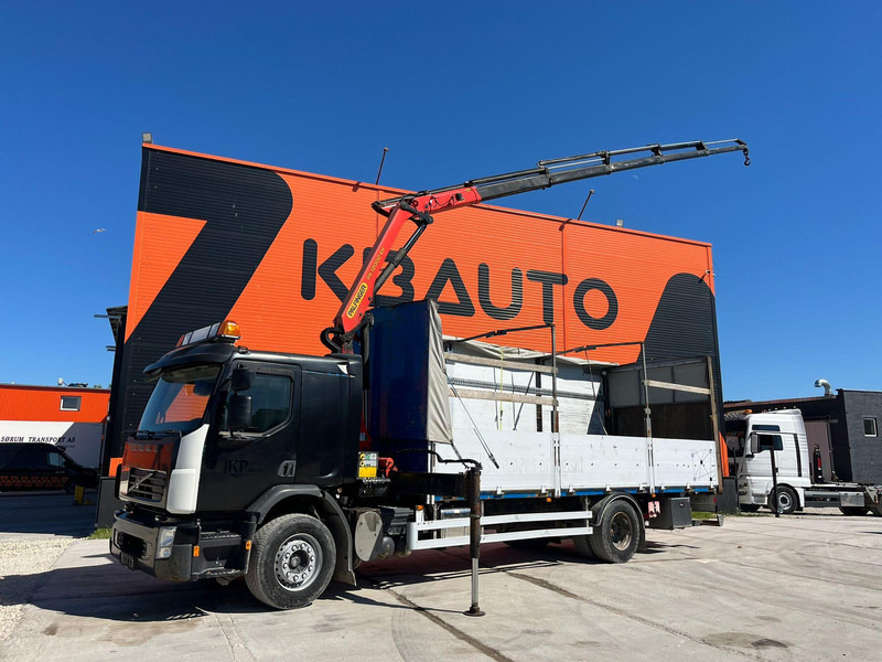 Volvo FE 280 4x2 PK12002 / PLATFORM L=7094 mm - Camión caja abierta, Camión grúa: foto 1 Volvo FE 280 4x2 PK12002 / PLATFORM L=7094 mm - Camión caja abierta, Camión grúa: foto 1