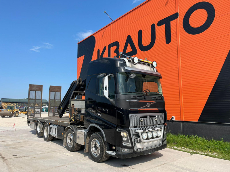 Volvo FH 16 750 8x4 HMF2620K-5 / WINCH / PLATFORM L=7100 mm - Camión portavehículos: foto 4 Volvo FH 16 750 8x4 HMF2620K-5 / WINCH / PLATFORM L=7100 mm - Camión portavehículos: foto 4
