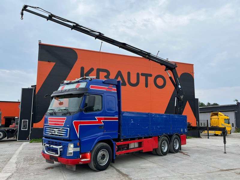 Volvo FH 480 6x4 HMF 2420-K5 YEAR 2011 / PLATFORM L=6403 mm - Camión caja abierta, Camión grúa: foto 1 Volvo FH 480 6x4 HMF 2420-K5 YEAR 2011 / PLATFORM L=6403 mm - Camión caja abierta, Camión grúa: foto 1