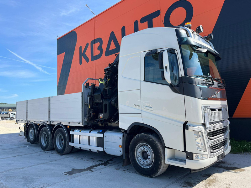 Volvo FH 500 8x4*4 HIAB 408E-6 + JIB / PLATFORM L=6434 mm - Camión caja abierta, Camión grúa: foto 4 Volvo FH 500 8x4*4 HIAB 408E-6 + JIB / PLATFORM L=6434 mm - Camión caja abierta, Camión grúa: foto 4
