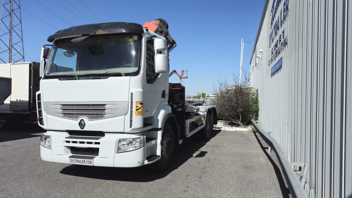 Renault Premium avec grue PALFINGER PK 18000 - Camión multibasculante, Camión grúa: foto 5 Renault Premium avec grue PALFINGER PK 18000 - Camión multibasculante, Camión grúa: foto 5