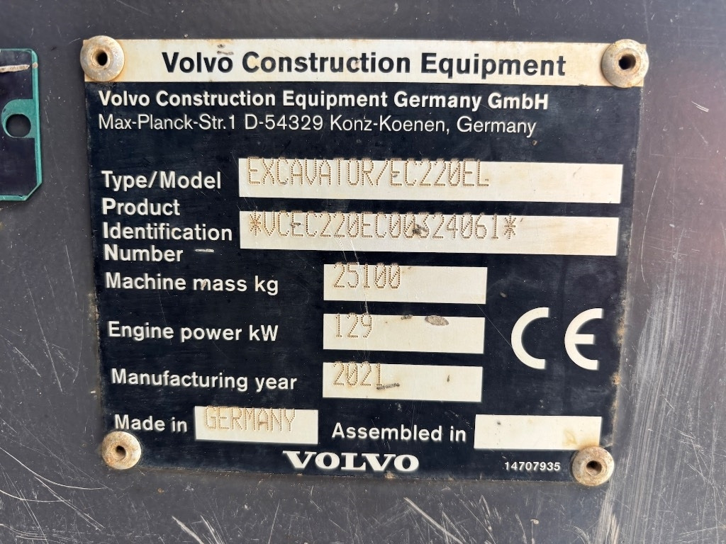Excavadora de cadenas Volvo EC 220 E L - EC220: foto 24
