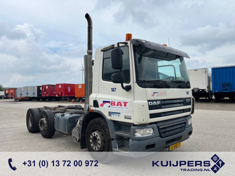 DAF FAG CF75.250 EEV Euro 5 / 6x2 / 158 DKM / Chassis-Cabine - Camión chasis: foto 1 DAF FAG CF75.250 EEV Euro 5 / 6x2 / 158 DKM / Chassis-Cabine - Camión chasis: foto 1