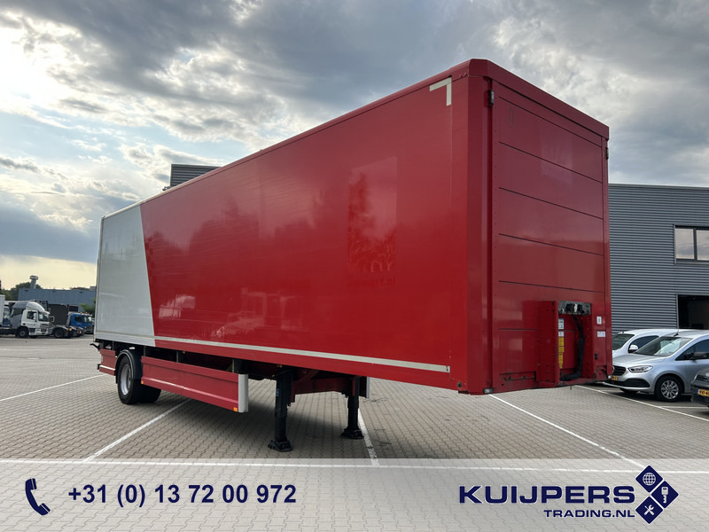 Groenewegen Jumbo / City / Box / Laadklep 2500 kg / APK TUV 11-25 - Semirremolque caja cerrada: foto 1 Groenewegen Jumbo / City / Box / Laadklep 2500 kg / APK TUV 11-25 - Semirremolque caja cerrada: foto 1