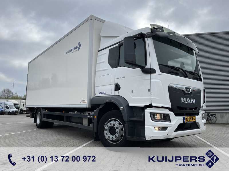 MAN TGM 18.250 TN / 18 Ton / 2023 / Box 7.5 mtr / Laadklep 2000 kg - Camión caja cerrada: foto 1 MAN TGM 18.250 TN / 18 Ton / 2023 / Box 7.5 mtr / Laadklep 2000 kg - Camión caja cerrada: foto 1