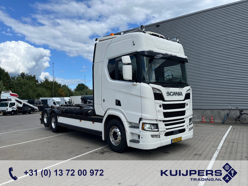 Scania R730 6X2 / VDL Hook lift 25 ton / 763 DKM! / NL Truck / APK TUV 03-26 / Smart Tacho V2 - Camión multibasculante: foto 1 Scania R730 6X2 / VDL Hook lift 25 ton / 763 DKM! / NL Truck / APK TUV 03-26 / Smart Tacho V2 - Camión multibasculante: foto 1