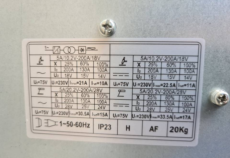 Spawarka WELDKAR MULTIGMAW Mig, Mag, Mma, Tig 200 A - Equipo de soldadura: foto 5 Spawarka WELDKAR MULTIGMAW Mig, Mag, Mma, Tig 200 A - Equipo de soldadura: foto 5